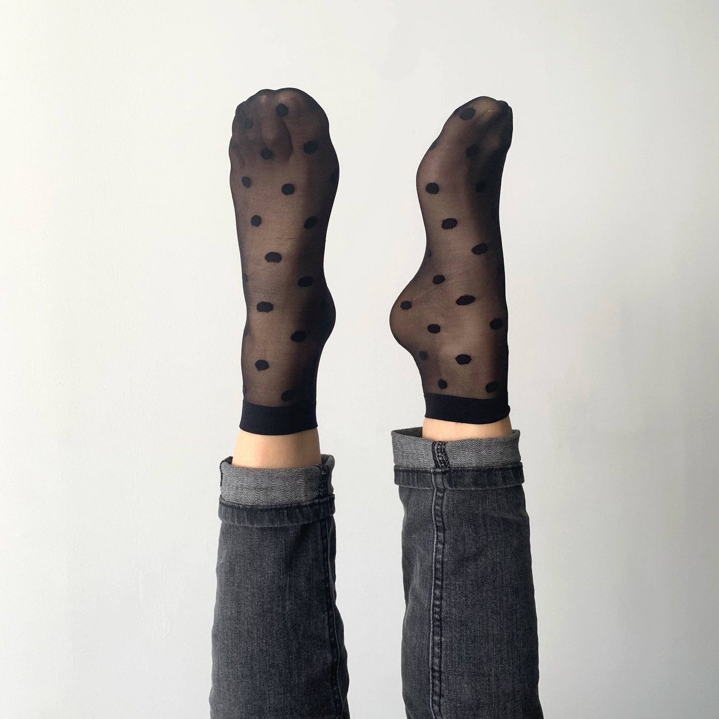Florence — 2er-Pack — Mid-Low-Socken in Fleisch und Schwarz