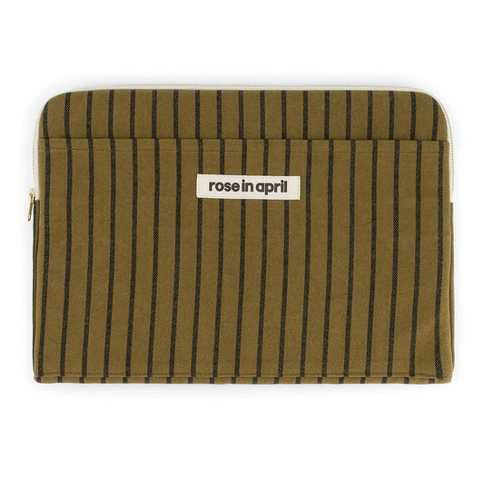 LAPTOP-TASCHE 13/14'OKTAVE TENNIS SCHWARZ / OLIV