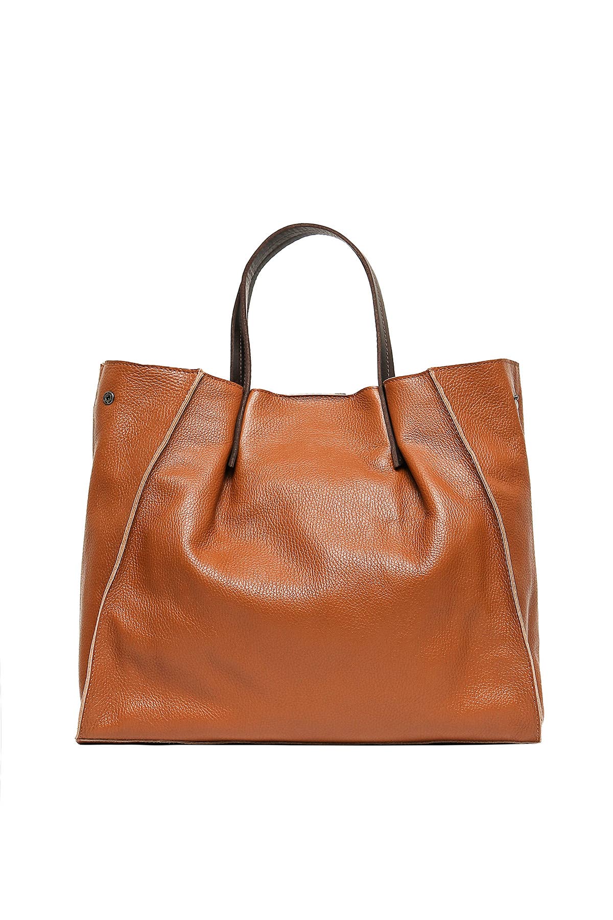 Tasche ETHEL in Khaki aus echtem Leder