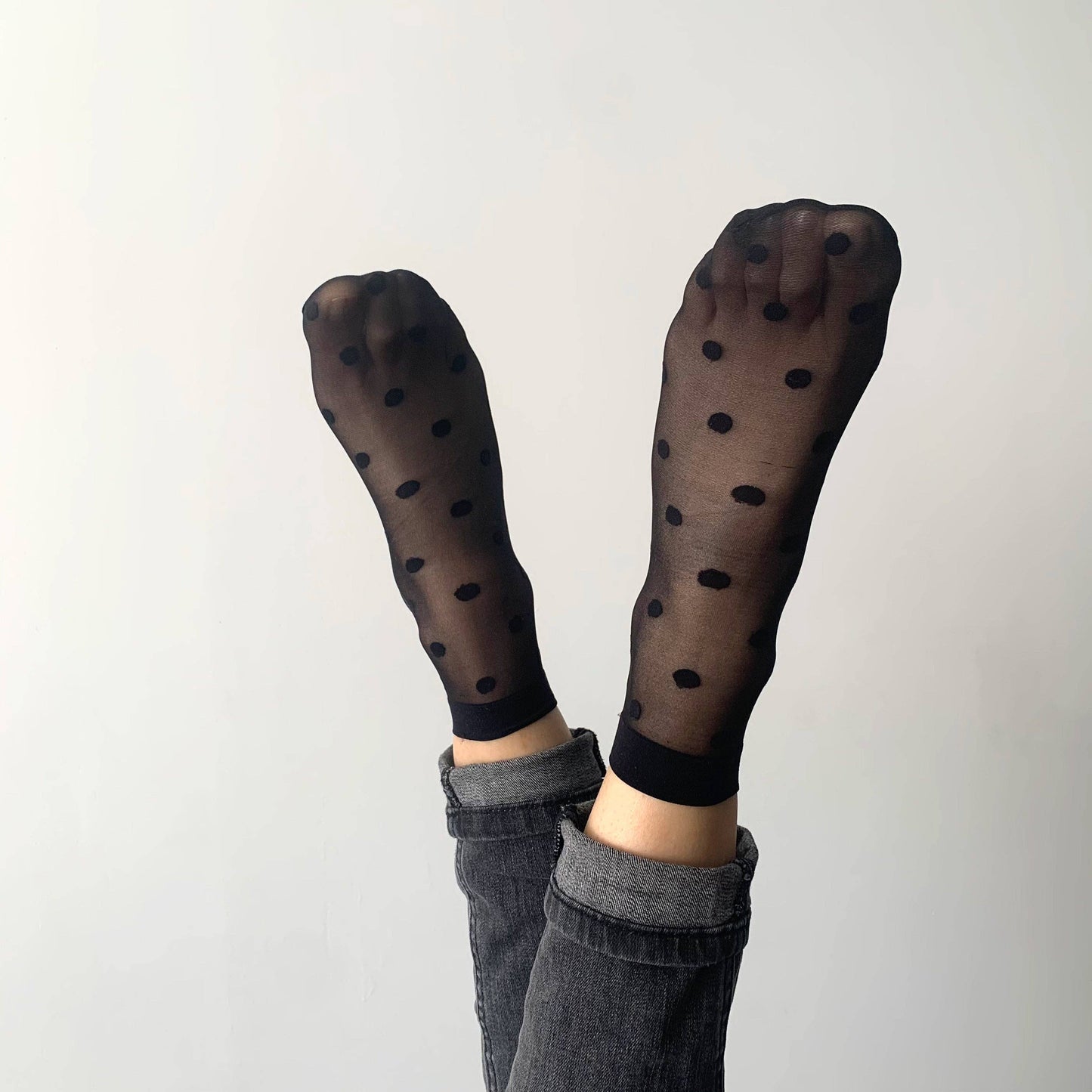 Florence — 2er-Pack — Mid-Low-Socken in Fleisch und Schwarz