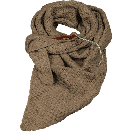 Lot83 Schal in Taupe, Strick- weich und warm