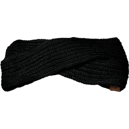 Lot83 Stirnband Maud Black, warmes Strick-Haarband