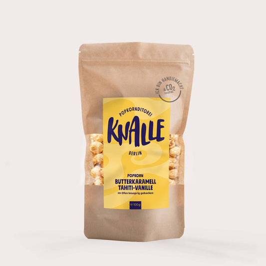 Butterkaramell Tahiti-Vanille Popcorn,