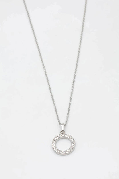 Halskette // Edelstahl und Strass