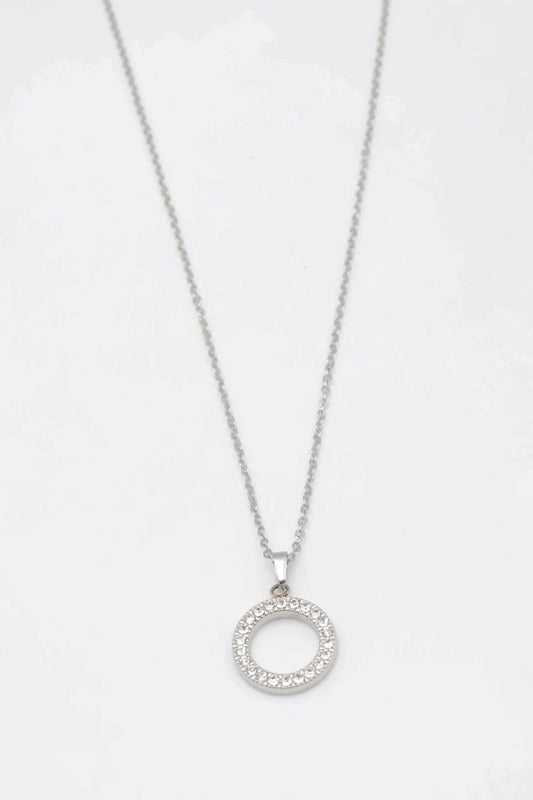 Halskette // Edelstahl und Strass