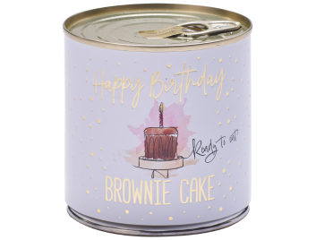 Cancake Happy Birthday weiß, Brownie