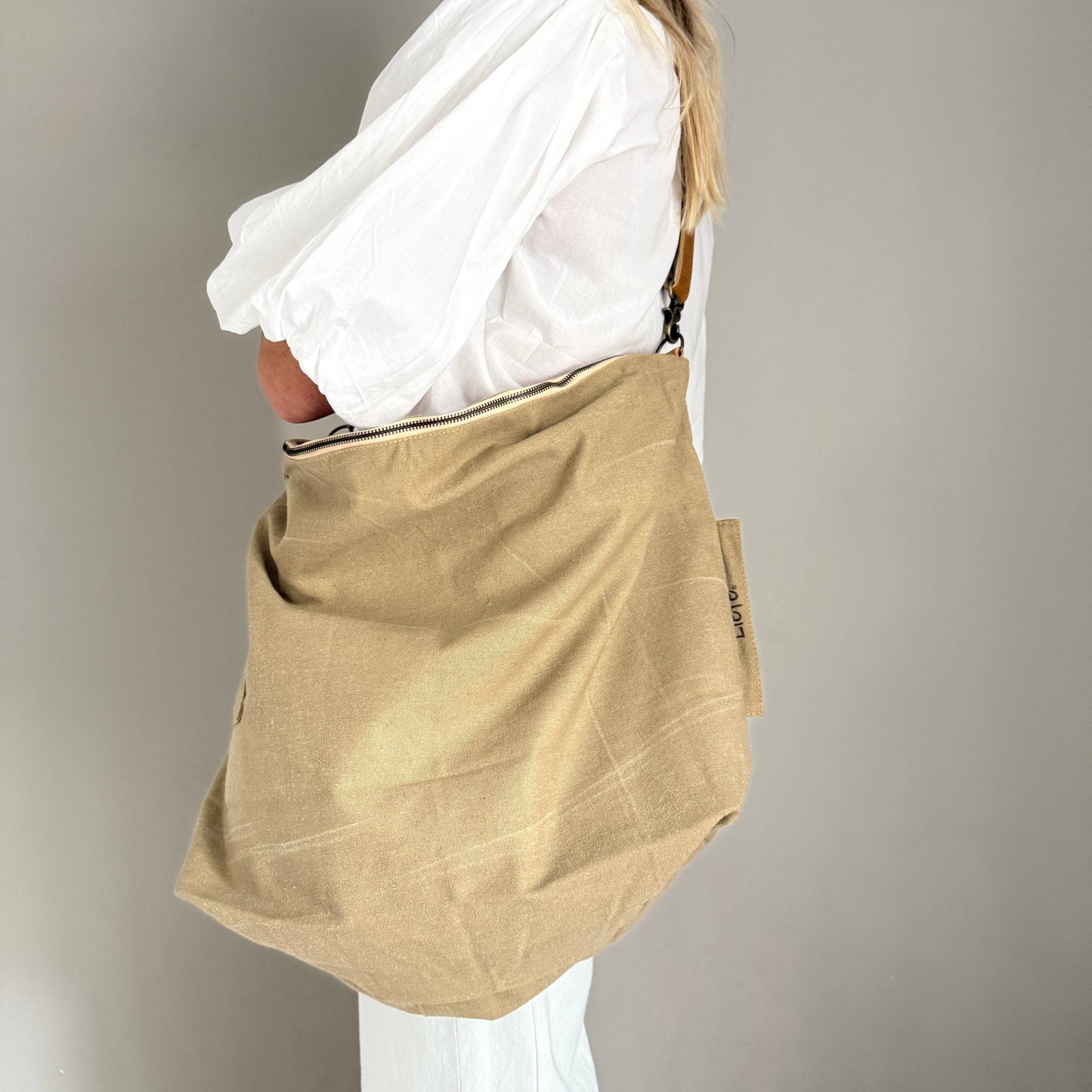 BaggyBag (recycelte Baumwolle Khaki)