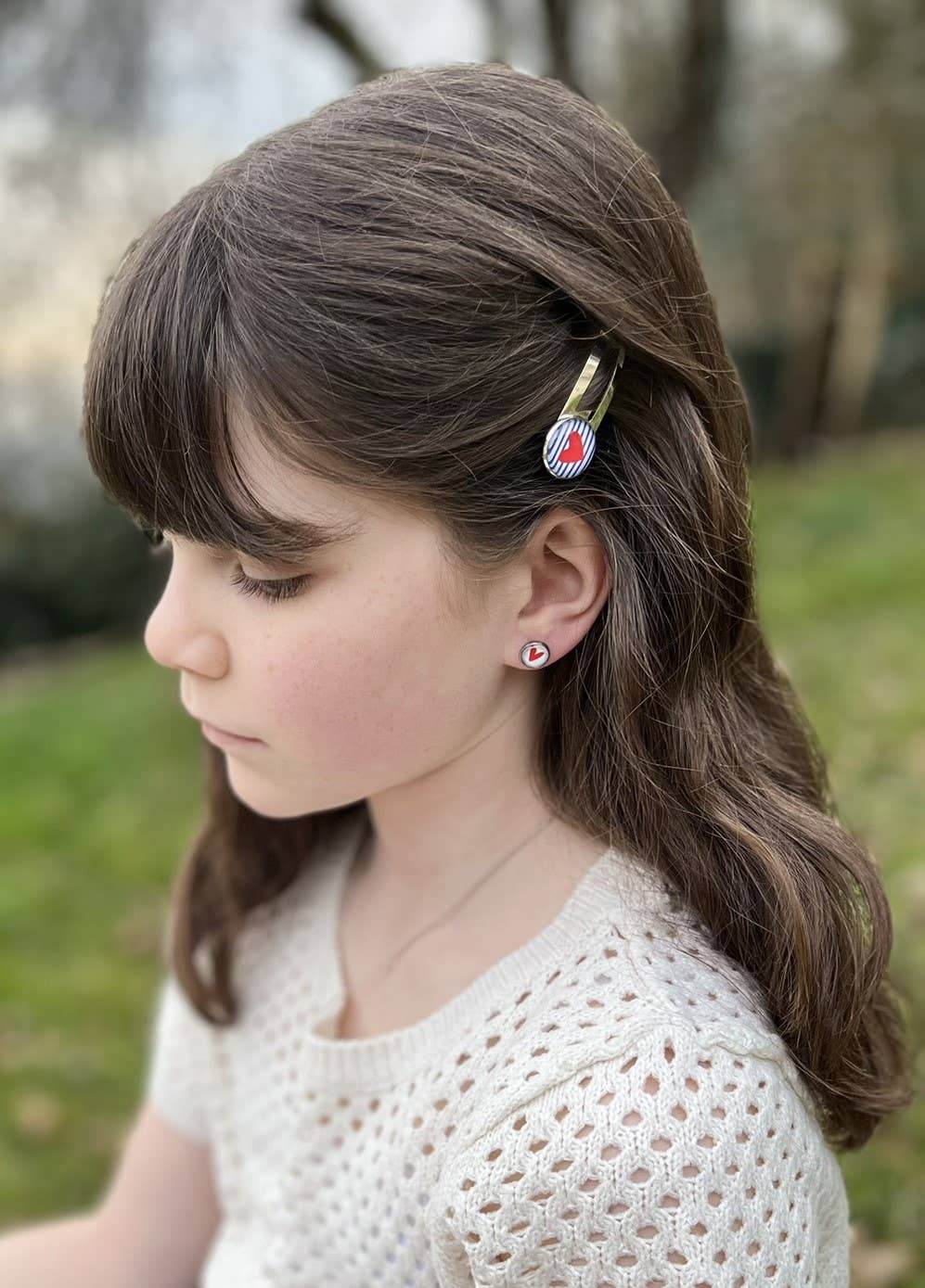 Kinder-Ohrringe Bär / Honig