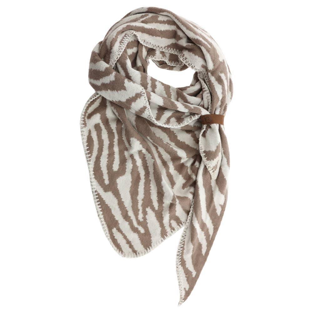 Lot83 Schal Lize Beige, herrlich weich und warm