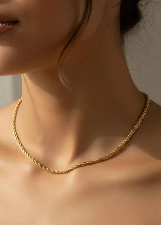 Halsketten aus Edelstahl: GOLDEN